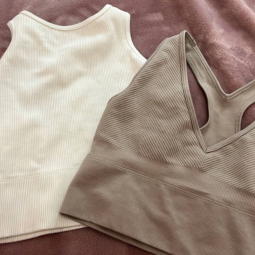 Brand new seamless sports bras from Gilly Hicks Hollister